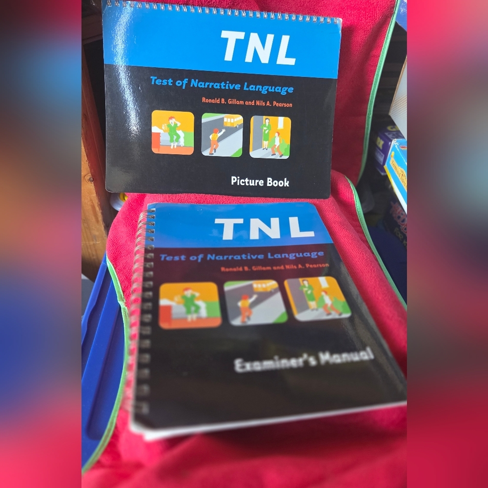Test Of Narrative Language Picture Book And Examiner's Manual - Black And Blue